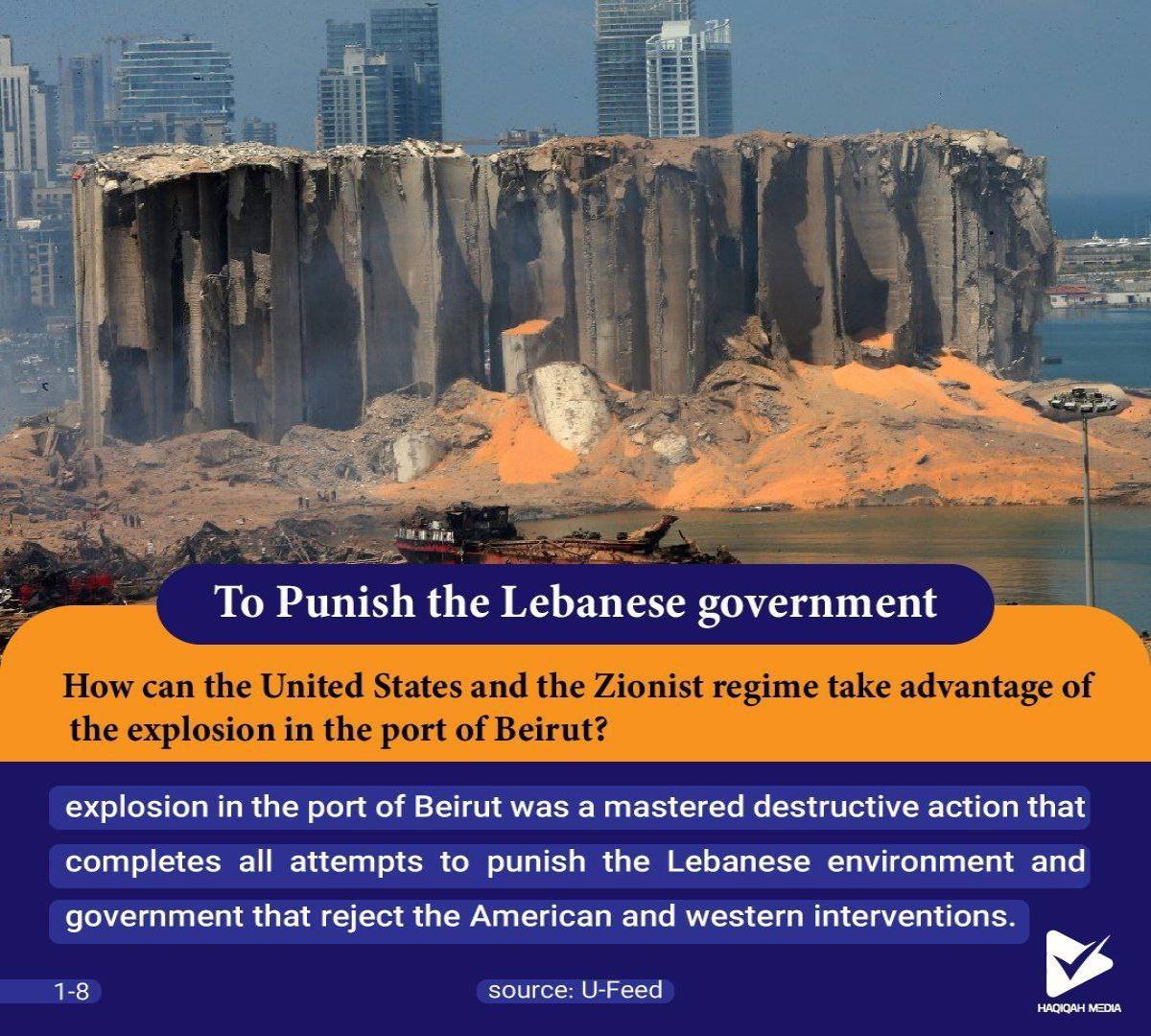 To punish the Lebanese government