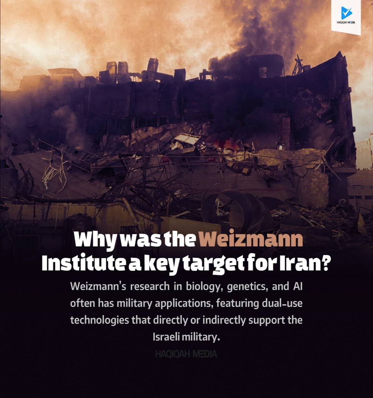 Why was the Weizmann lnstitute a key target for lran_3