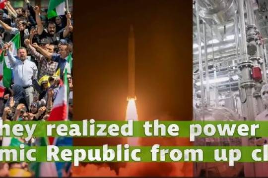 They realized the power of Islamic Republic from up close