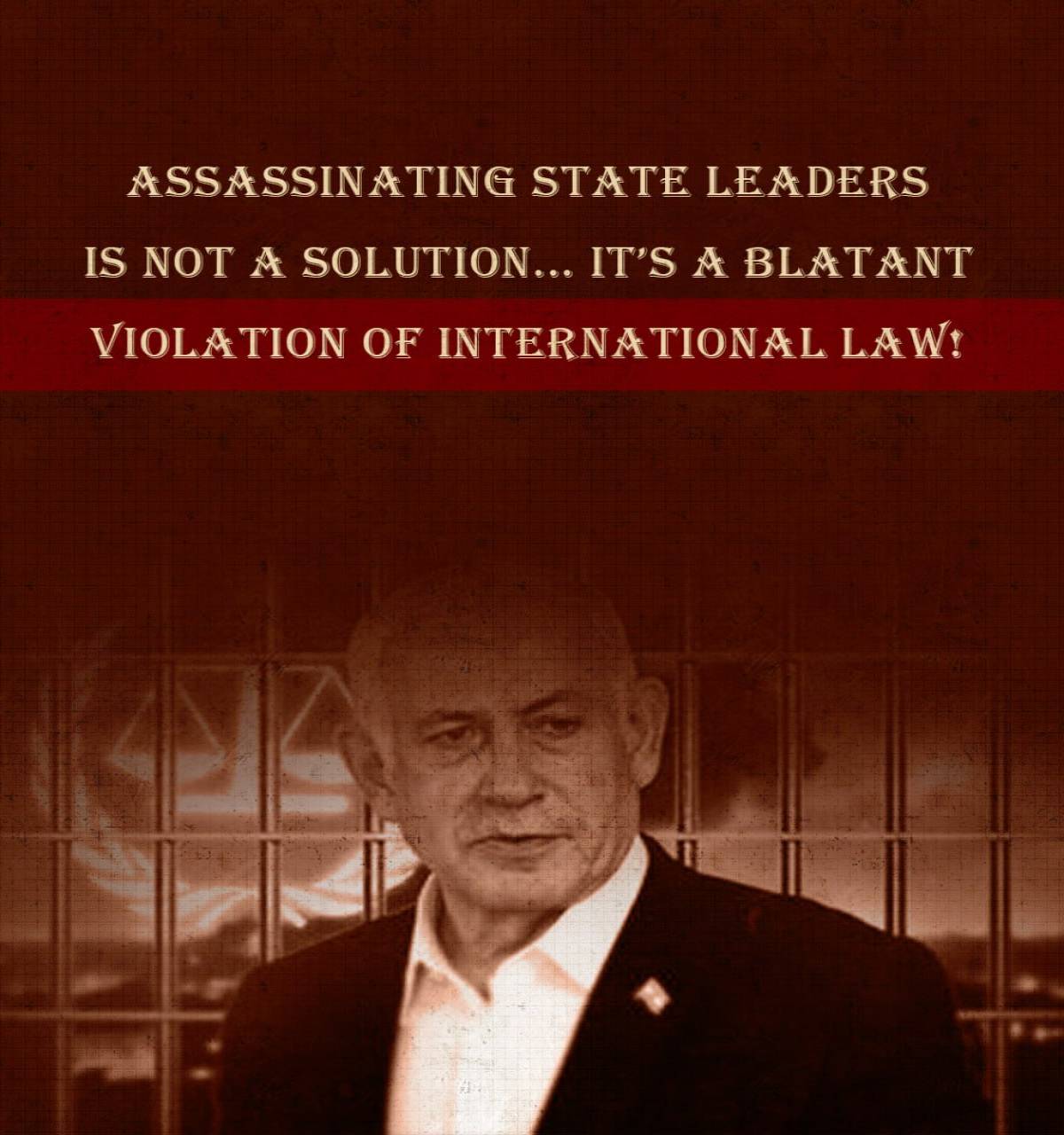 Assassinating state leaders is not a solution... It’s a blatant violation of international law