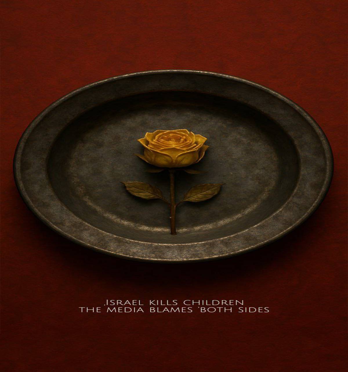 ISRAEL KILLS CHILDREN THE MEDIA BLAMES BOTH SIDES