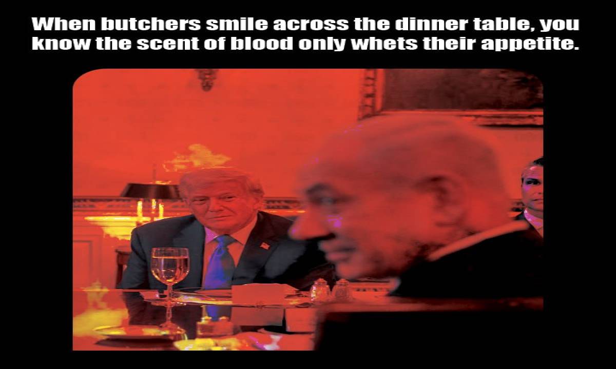 When butchers smile across the dinner table, you know the scent of blood only whets their appetite