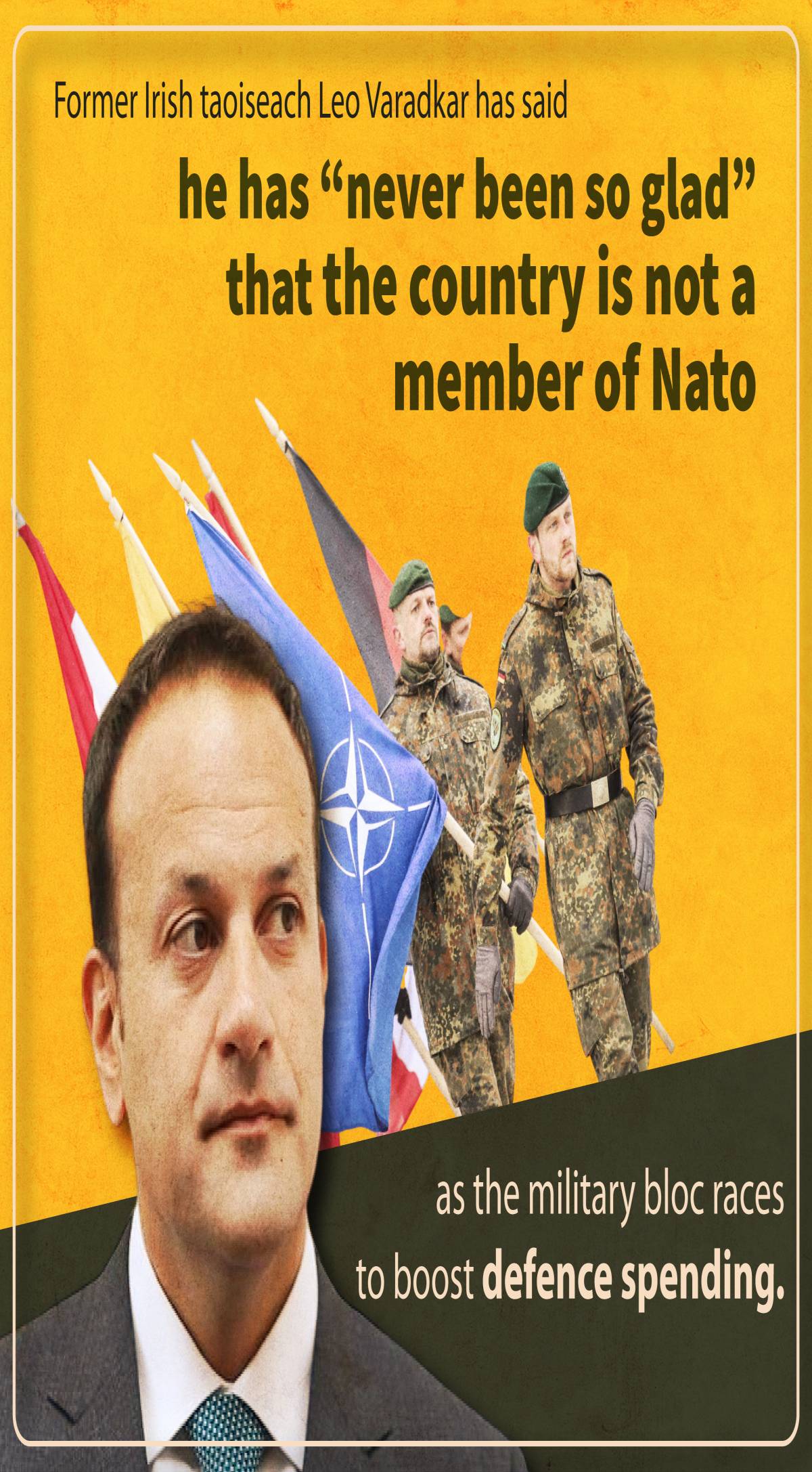 Former Irish taoiseach Leo Varadkar has said