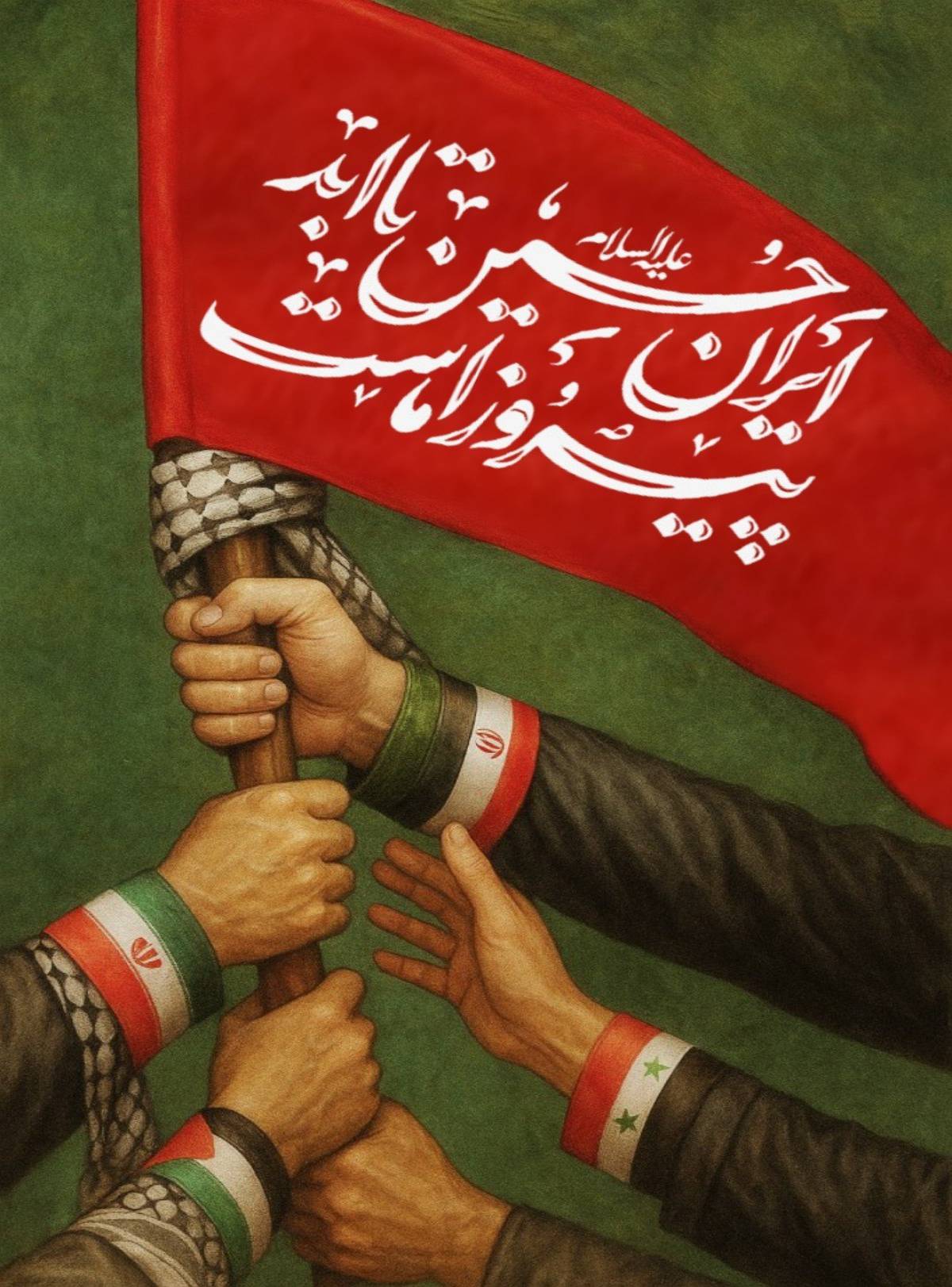 ایران حسین تا ابد پیروز است