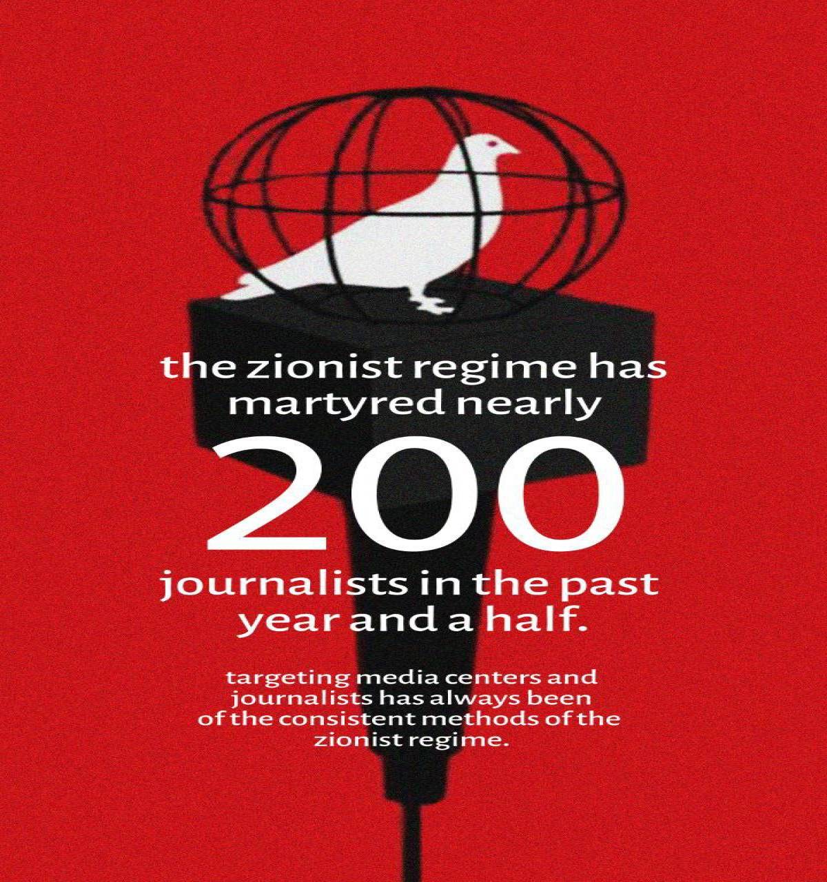 targeting media centers and journalists has always been of the consistent methods of the zionist regime