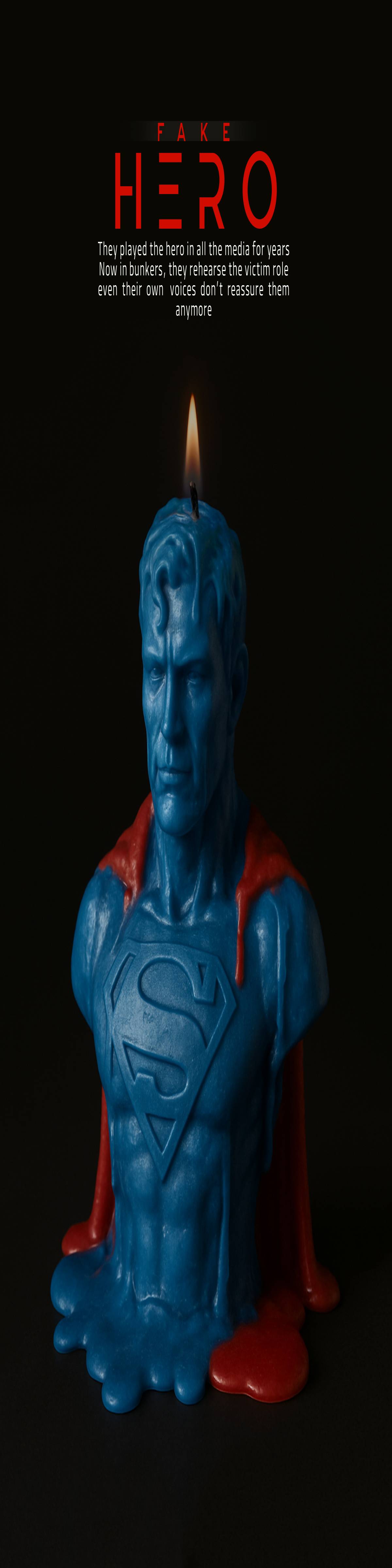 They played the hero in all the media for years Now in bunkers