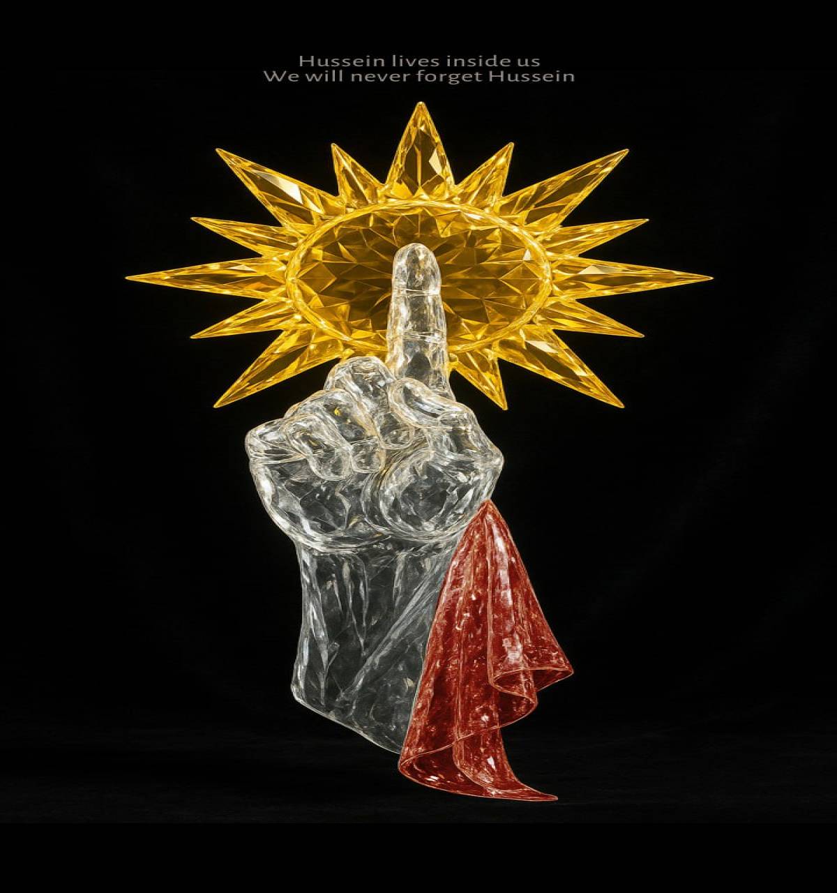 Hussein lives inside us We will never forget Hussein_1