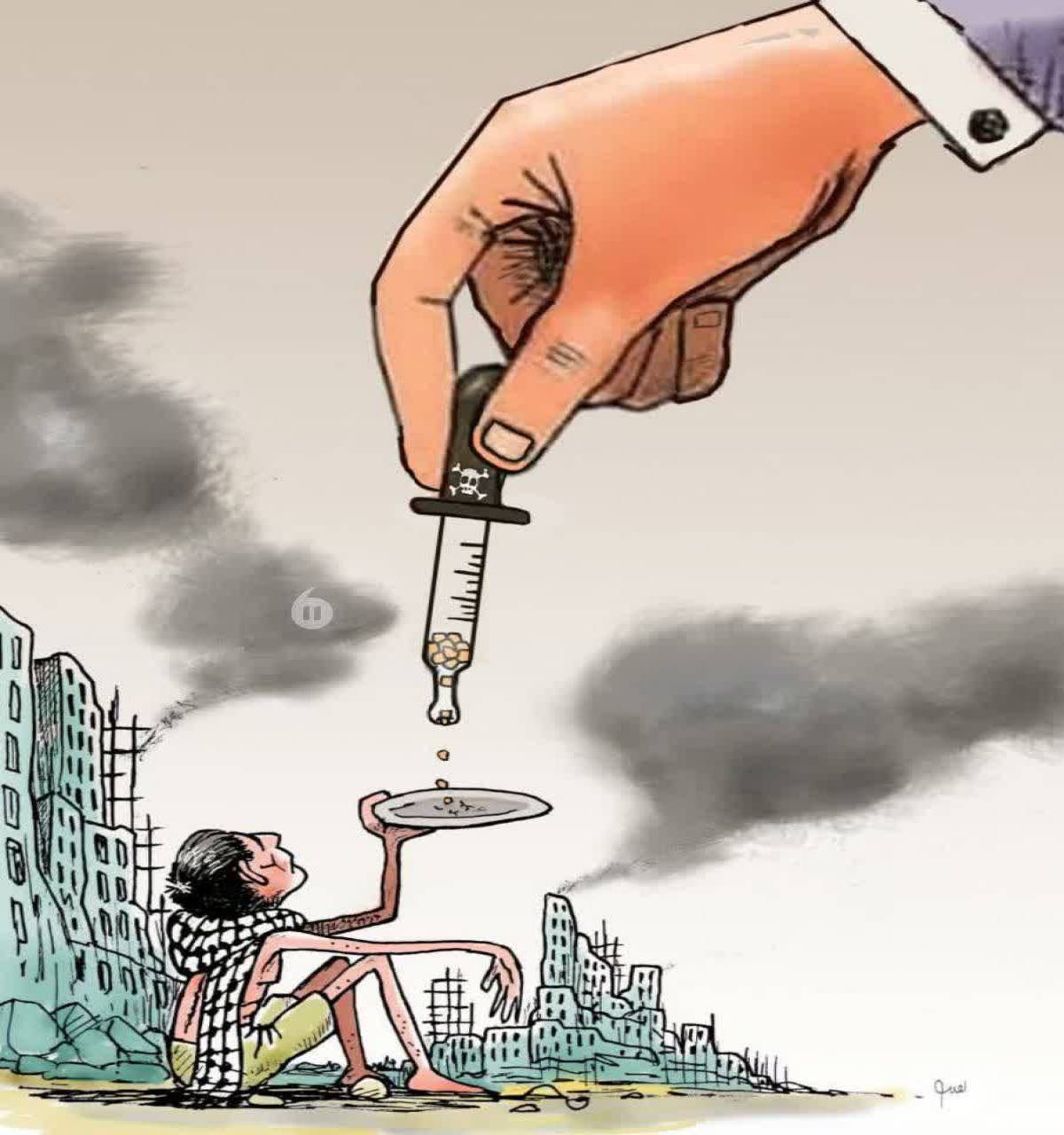 In the name of humanity, they give a morsel of bread and take a life