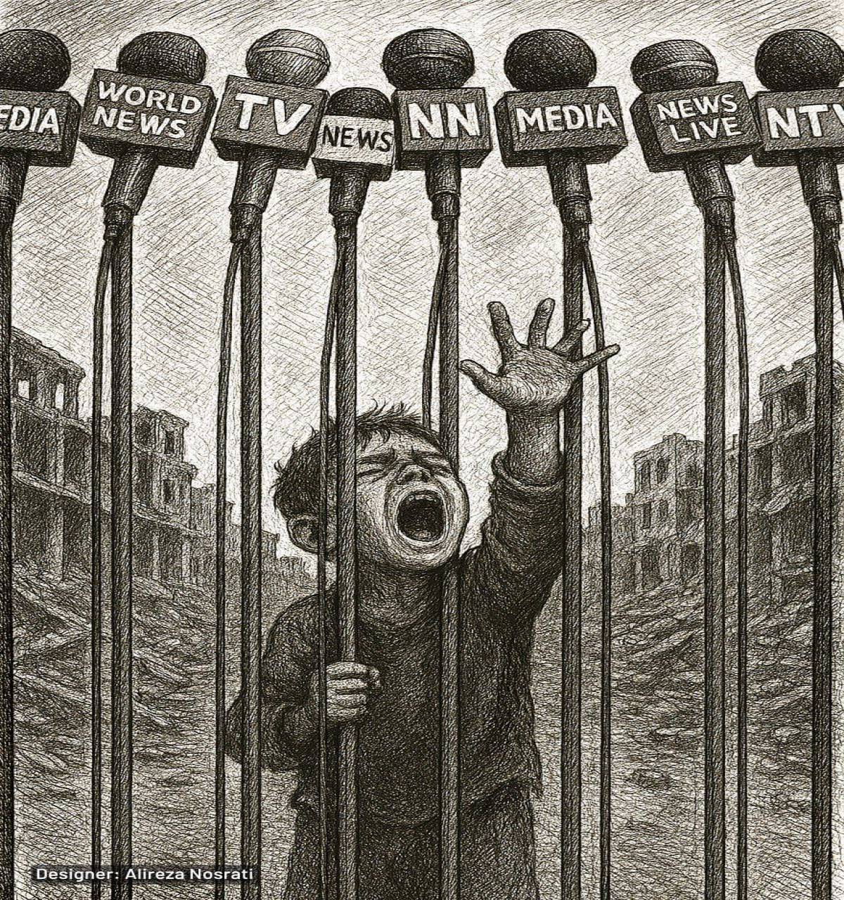 The humanitarian tragedy in Gaza and the silence of the media