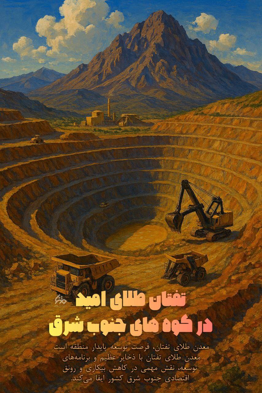 تفتان طلای امید در کوه های جنوب شرق