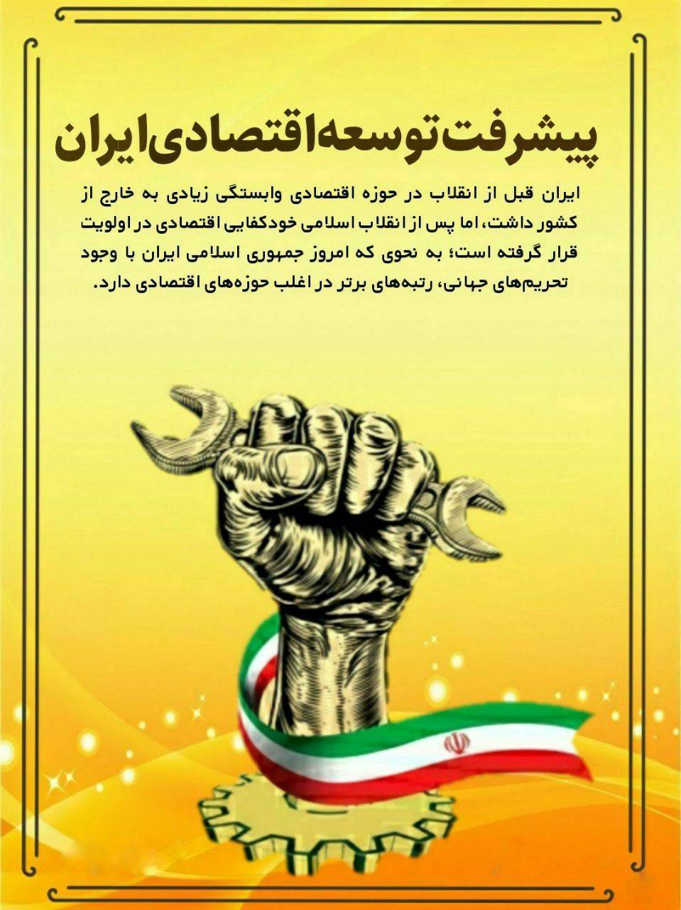 پیشرفت توسعه اقتصادی ایران