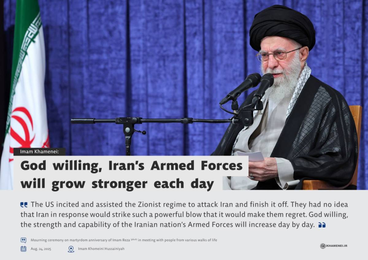 God willing, Iran’s Armed Forces will grow stronger each day