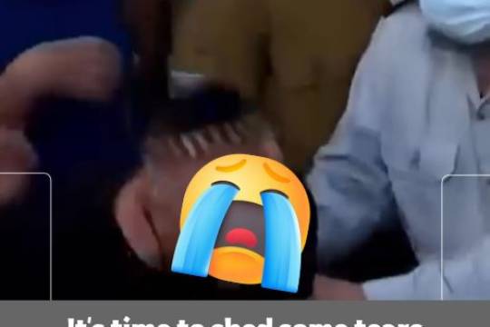 It's time to shed some tears your happiness has come to an end