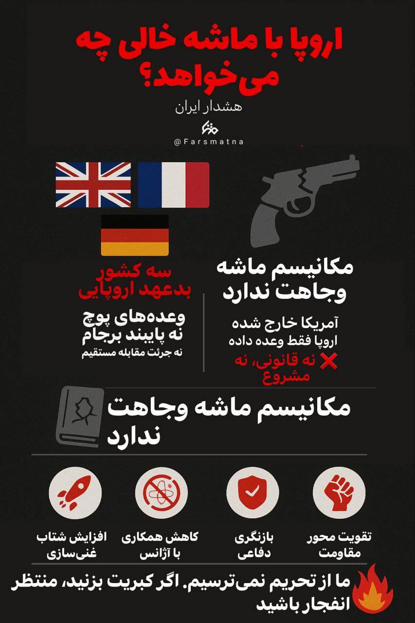 اروپا با ماشه خالی چه می خواهد؟