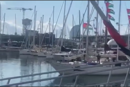 بزرگترین ناوگان همبستگیِ بین‌المللی به‌ سمت غزه حرکت کرد