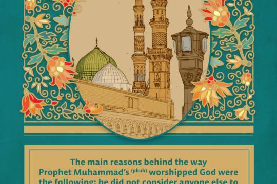 Qualities of the Prophet worshipping God