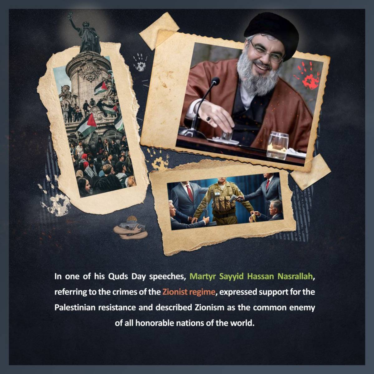 In one of his Quds Day speeches