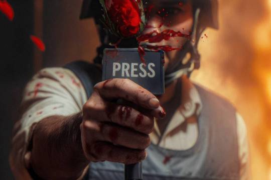 We write with blood what the bomb hides