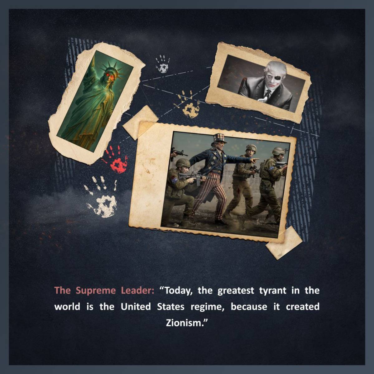 Todey, the greatest tyrant in the world is the United States regime, because it created Zionism