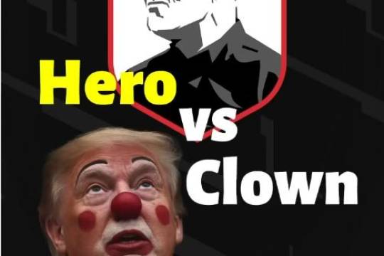 Hero vs Clown