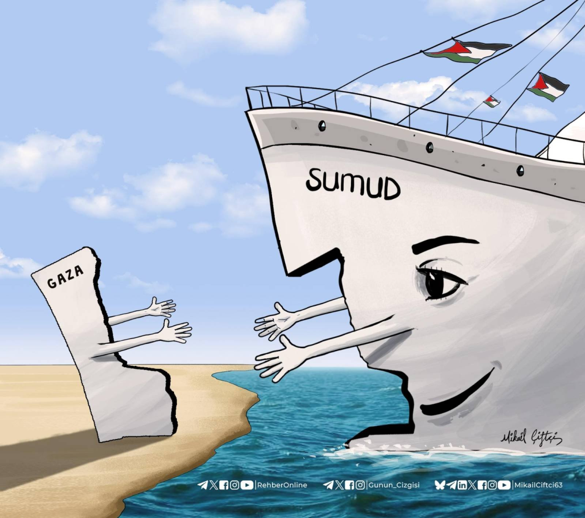 The Global Sumud Flotilla is expected to reach Gaza within two weeks.