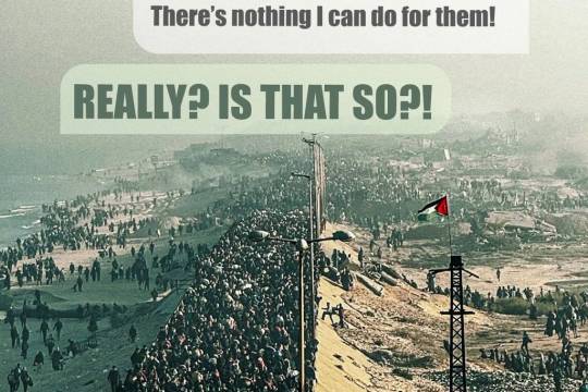 Gaza is finished. There’s nothing I can do for them