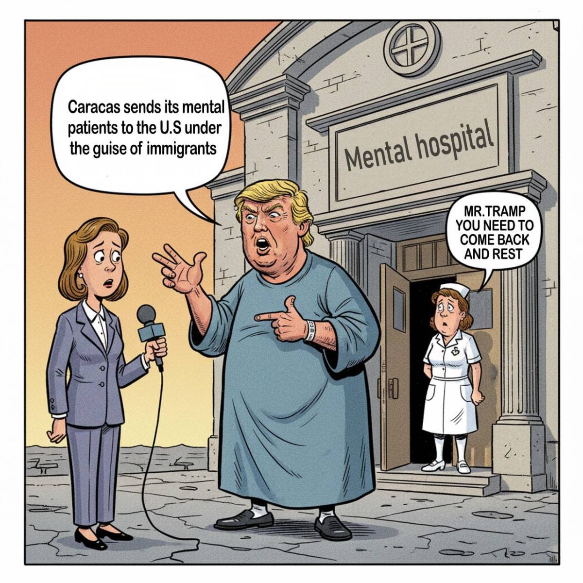 Caracas sends its mental patients to the U.S under the guise of immigrants