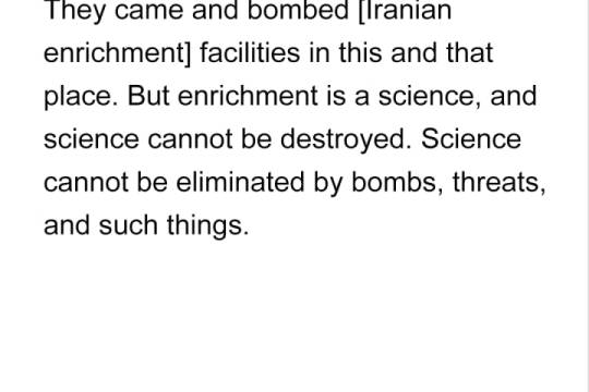 Imam Khamenei addressing the nation