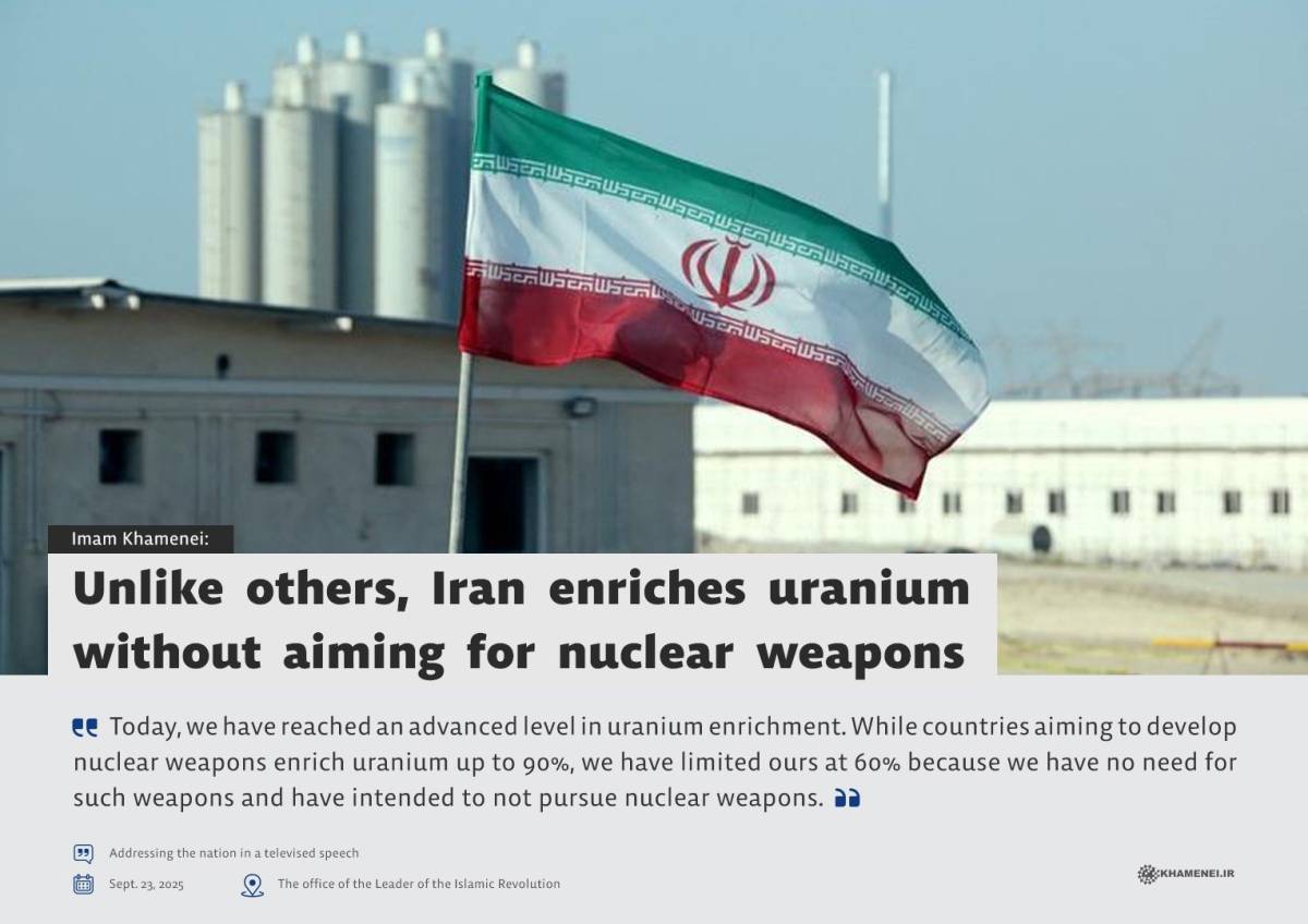 Unlike others, Iran enriches uranium without aiming for nuclear weapons