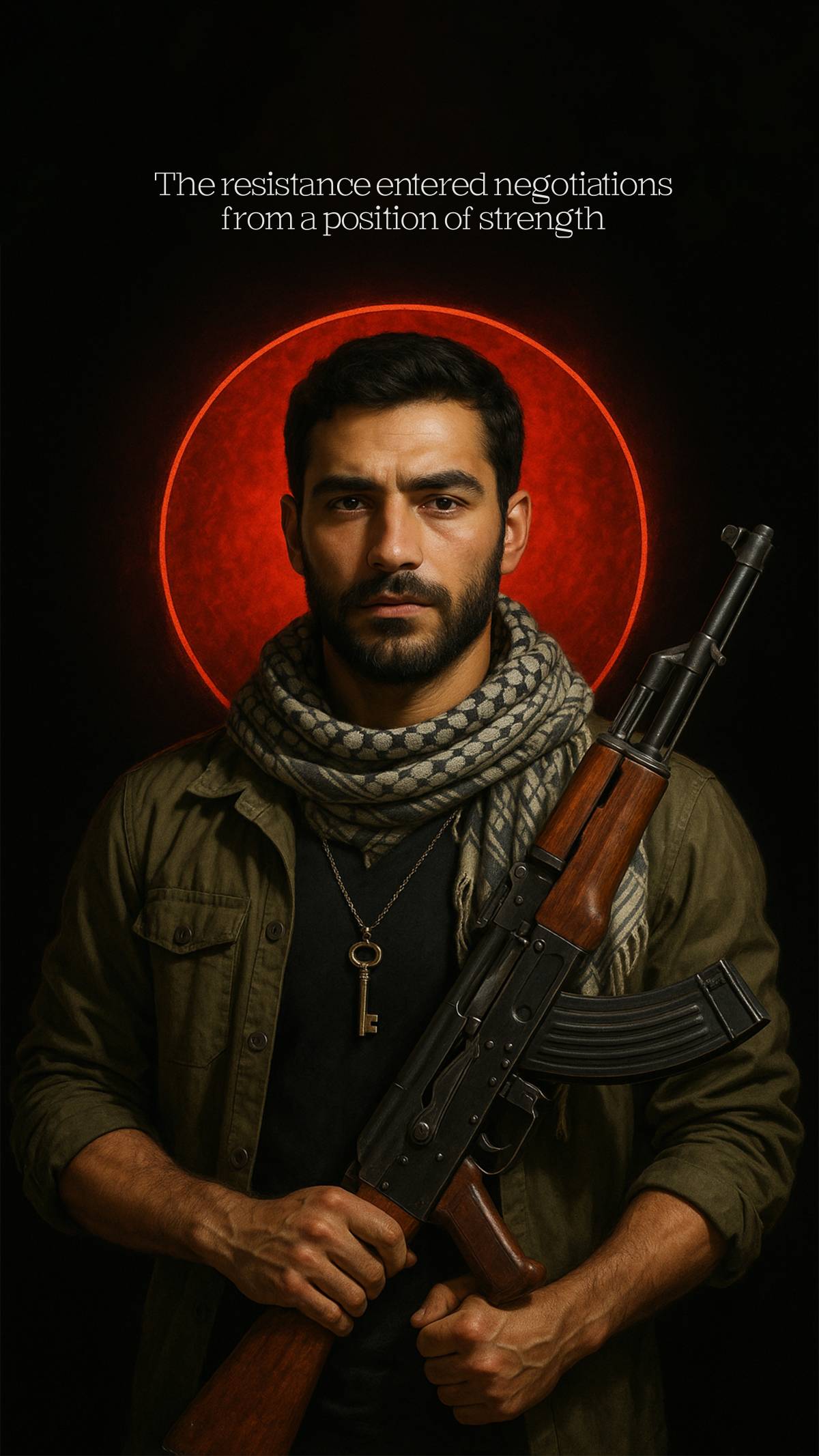 The resistance entered negotiations from a position of strength