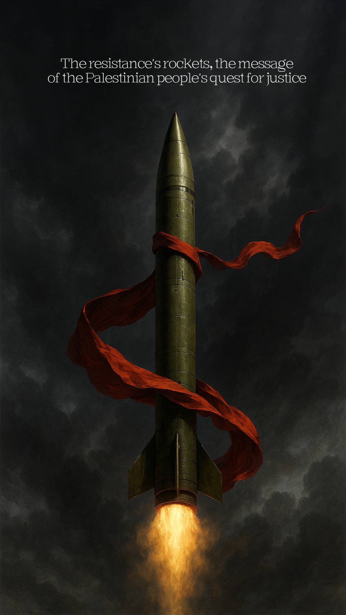 The resistance's rockets, the message of the Palestinian people's quest for justice