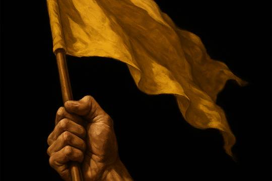 The flag of resistance in the hands of Hezbollah's youth