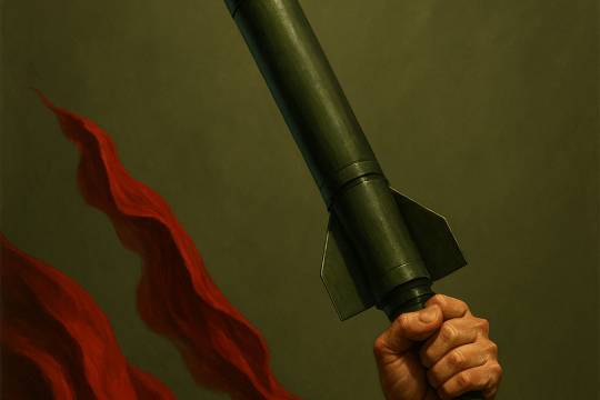 Missile confrontation heralding the victory of the oppressed