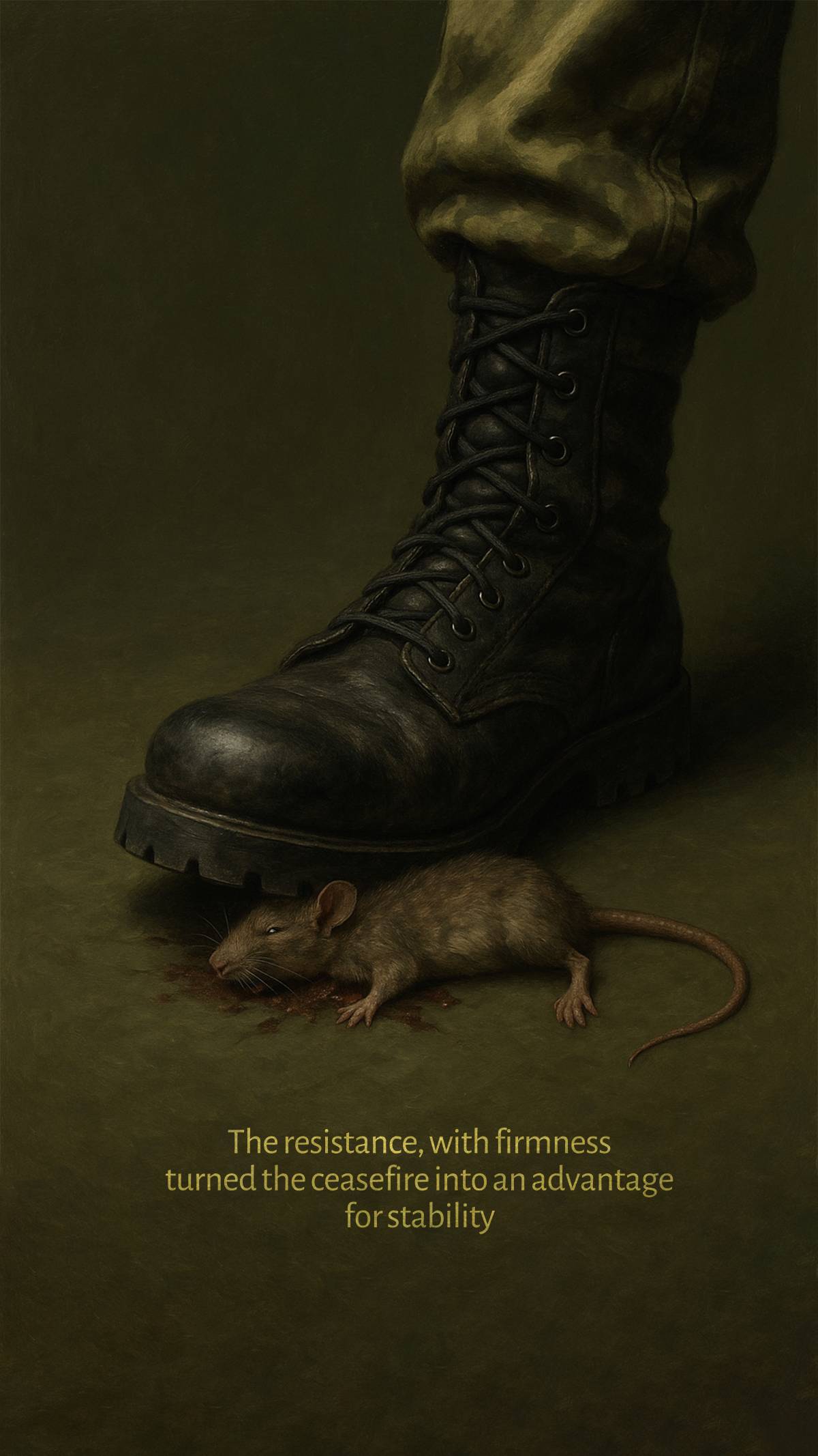 The resistance, with firmness turned the ceasefire into an advantage for stability