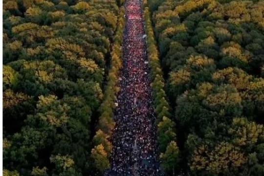 150,000 people in Berlin staged Germany’s largest-ever protest for Palestine, denouncing Israel’s genocide in Gaza