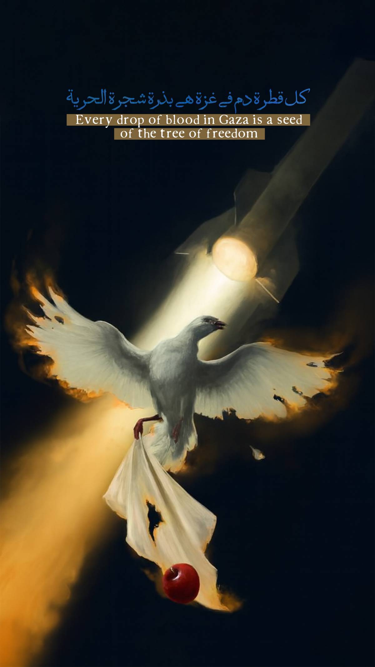 Every drop of blood in Gaza is