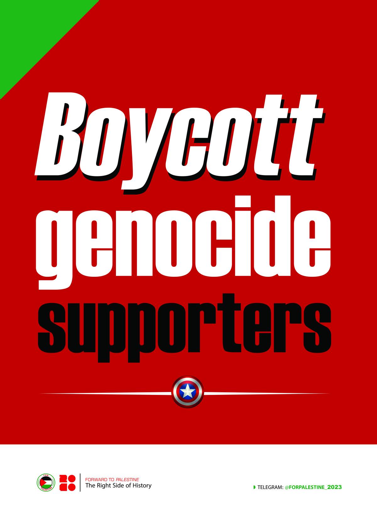 Boycott genocide