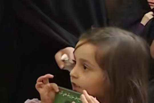 لحظاتی دیدنی از دیدار فرزندان شهدای فراجا با امام خامنه‌ای