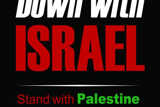 Down with ISRAEL Stand with Palestine