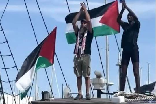 People in Italy, Spain, and Greece held demonstrations in support of the Global Sumud Flotilla on the first and second days of October 2025