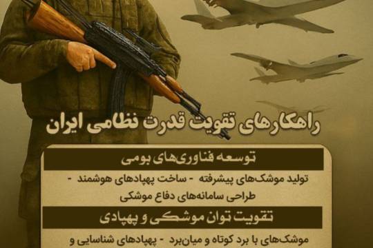 راهکار های تقویت قدرت نظامی ایران