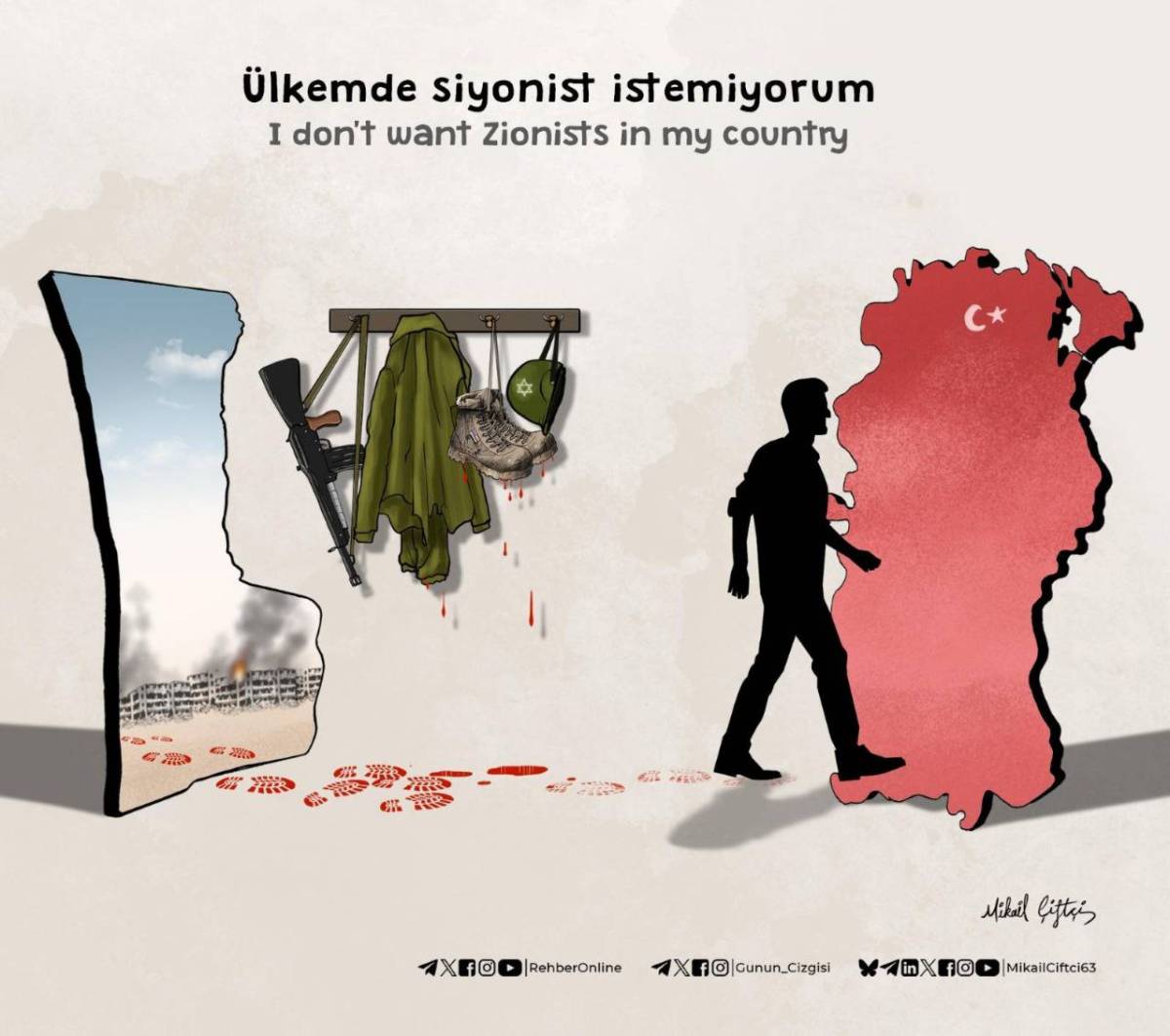 I don't want Zionists in my country