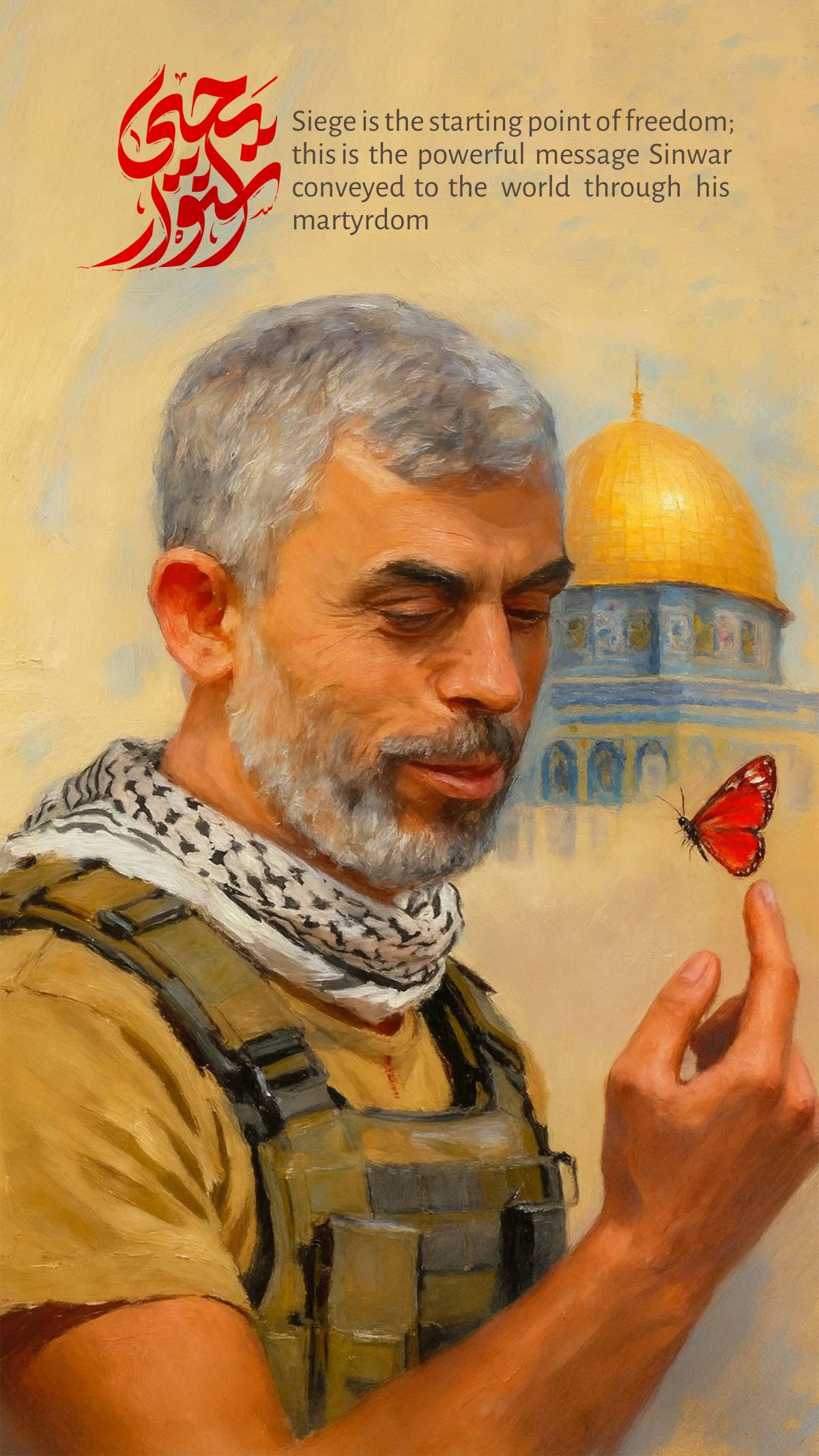 Siege is the starting point of freedom; this is the powerful message Sinwar conveyed to the world through his martyrdom