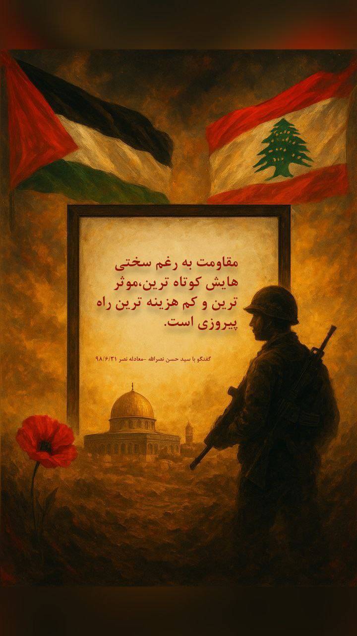 مقاومت به رغم سختی‌هایش کوتاه‌ترین، موثرترین و کم هزینه‌ترین راه پیروزی است