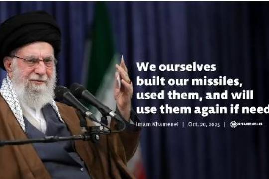 We ourselves built our missiles, used them, and will use them again if needed