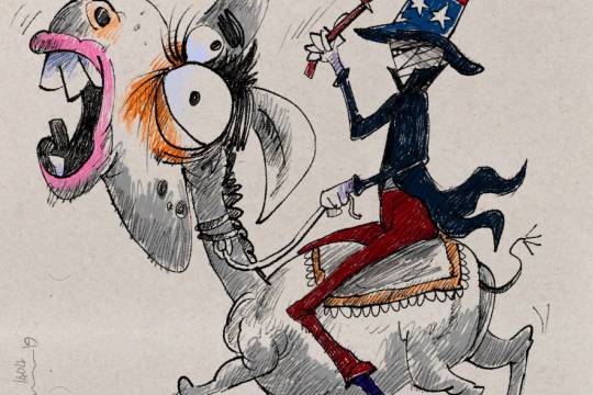 کاریکاتور : خر برجام