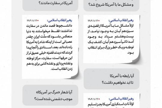 دشمنی آمریکا را بشناسیم