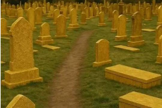 THE WORLD has buried its conscience in a graveyard as vast as Darfur where gold is more precious than blood