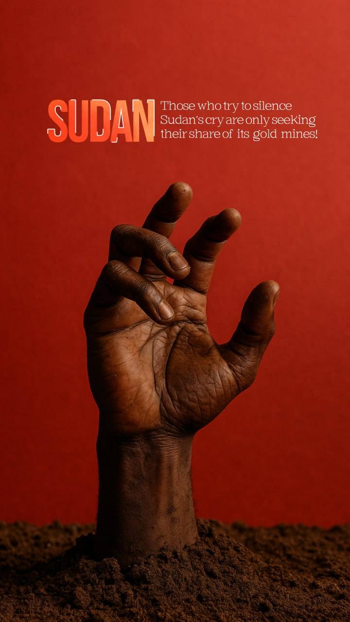 Those who try to silence Sudan's cry are only seeking their share of its gold mines(1)