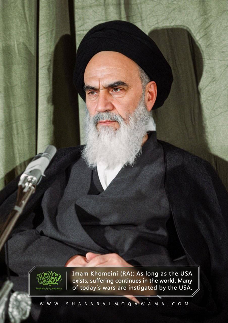 As long as the USA exists, suffering continues in the world. Many of today's wars are instigated by the USA